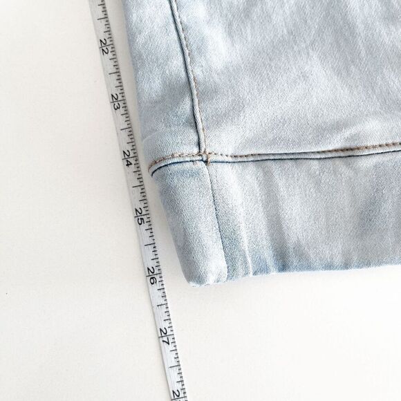 Jeaniologie Womens Classic Denim Regular Rise Jogger Jeans Faded Blue Size 2 - Picture 10 of 10